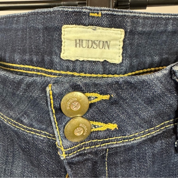 Hudson Collin Dark Wash Flap Pocket Skinny Jeans Women’s 28 - Picture 3 of 8